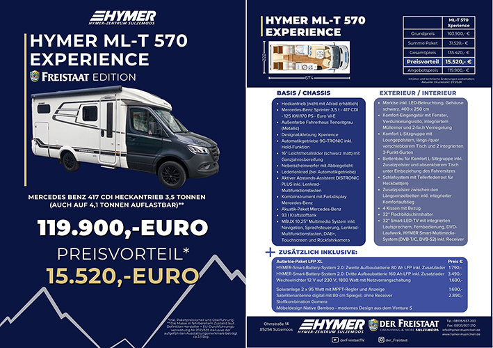 Hymer ML-T 570 Experience